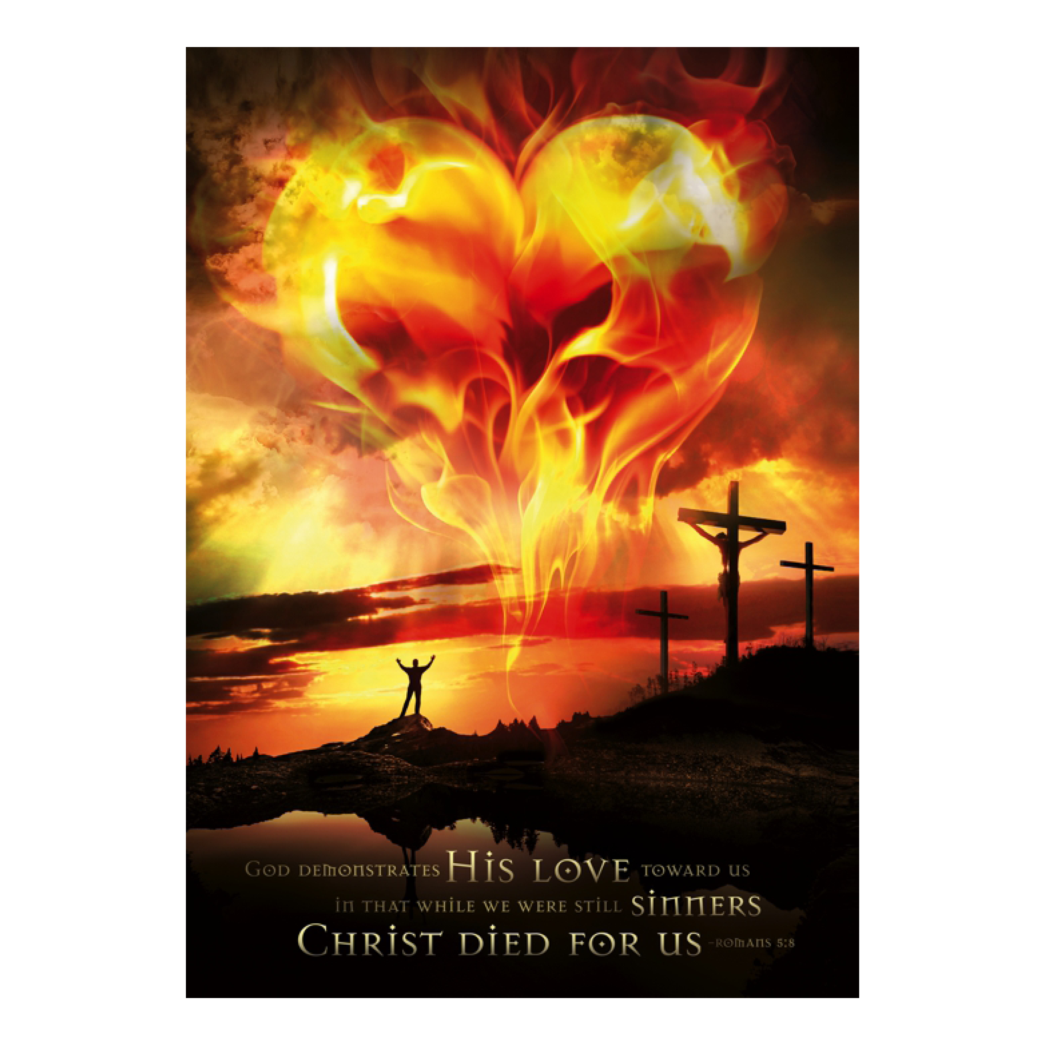 Poster A3 'His love'