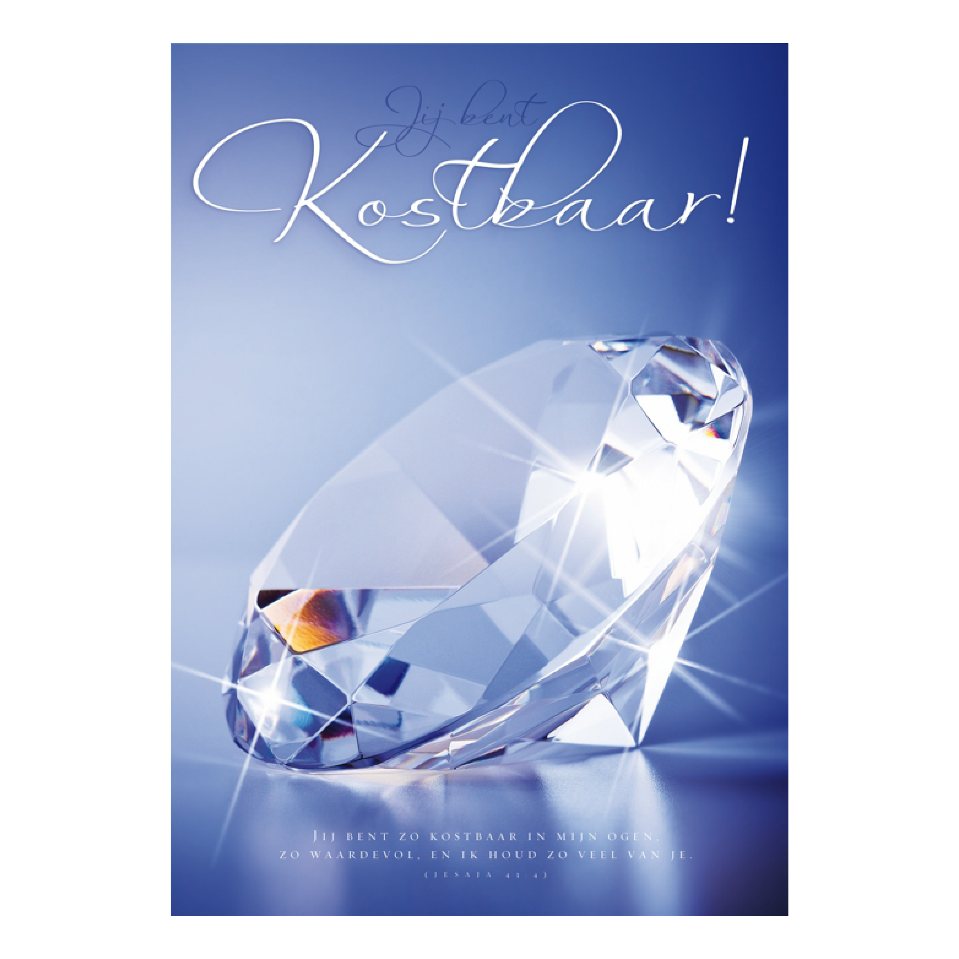 Poster 'Je bent kostbaar'