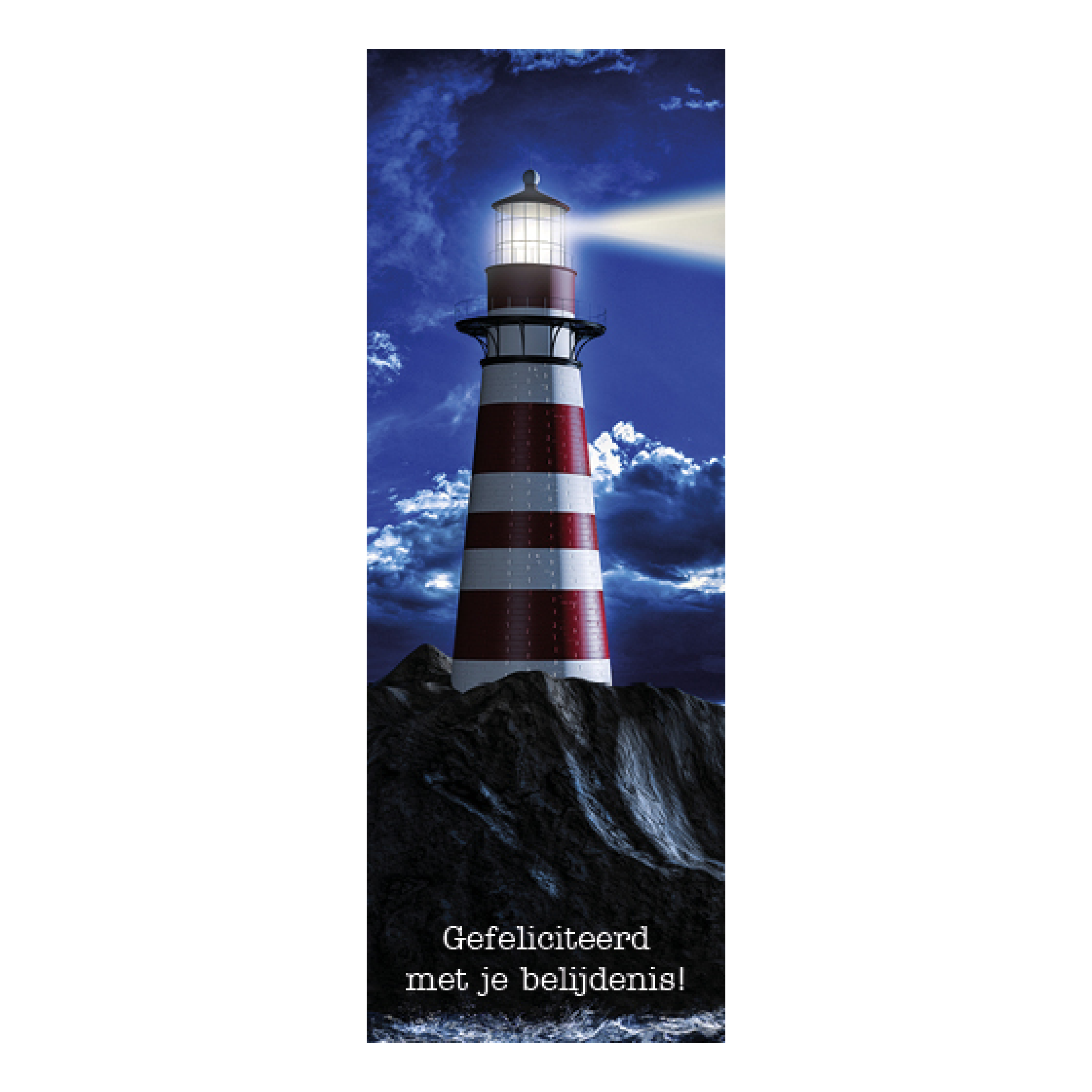 Boekenlegger gefeliciteerd belijdenis