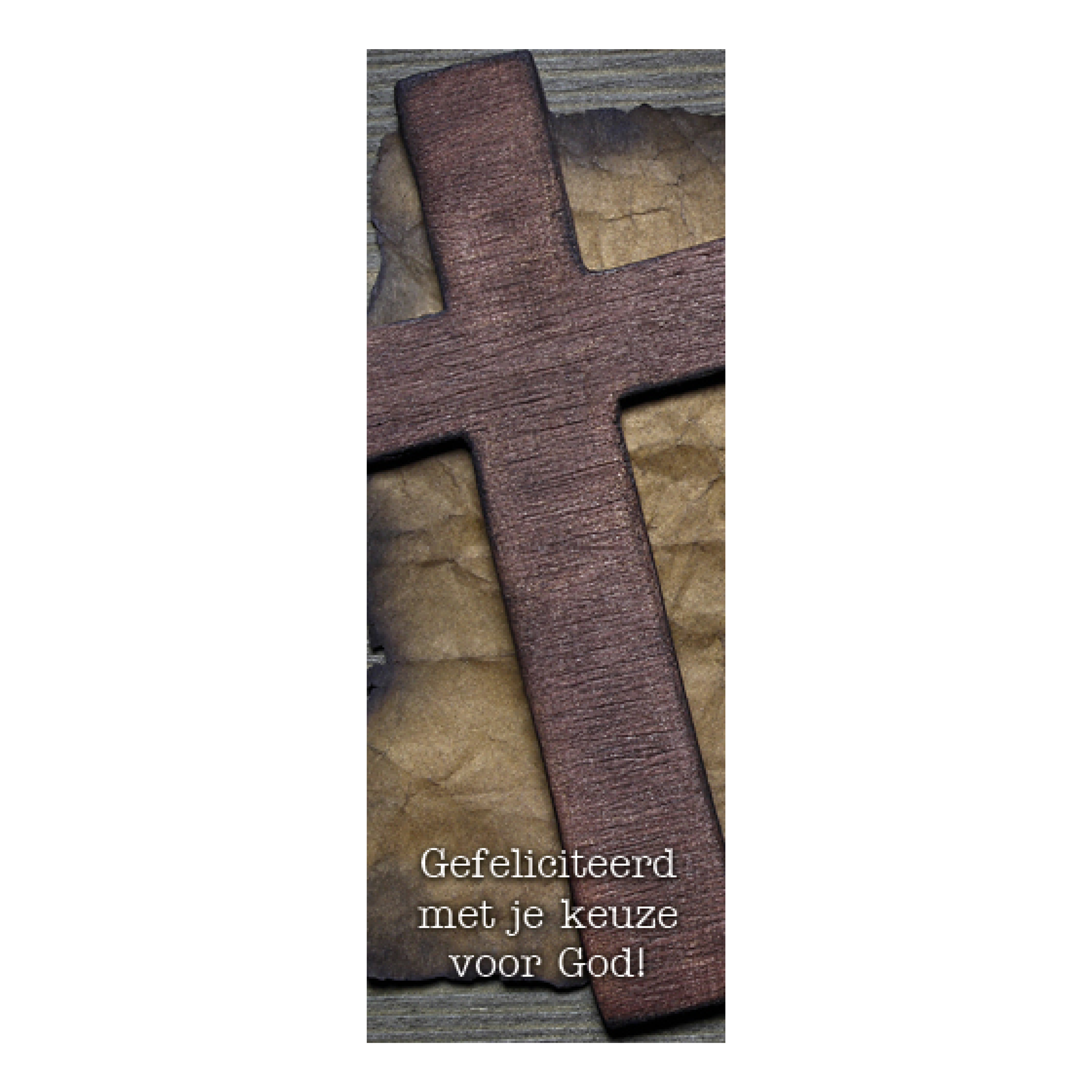 Boekenlegger gef keuze voor God