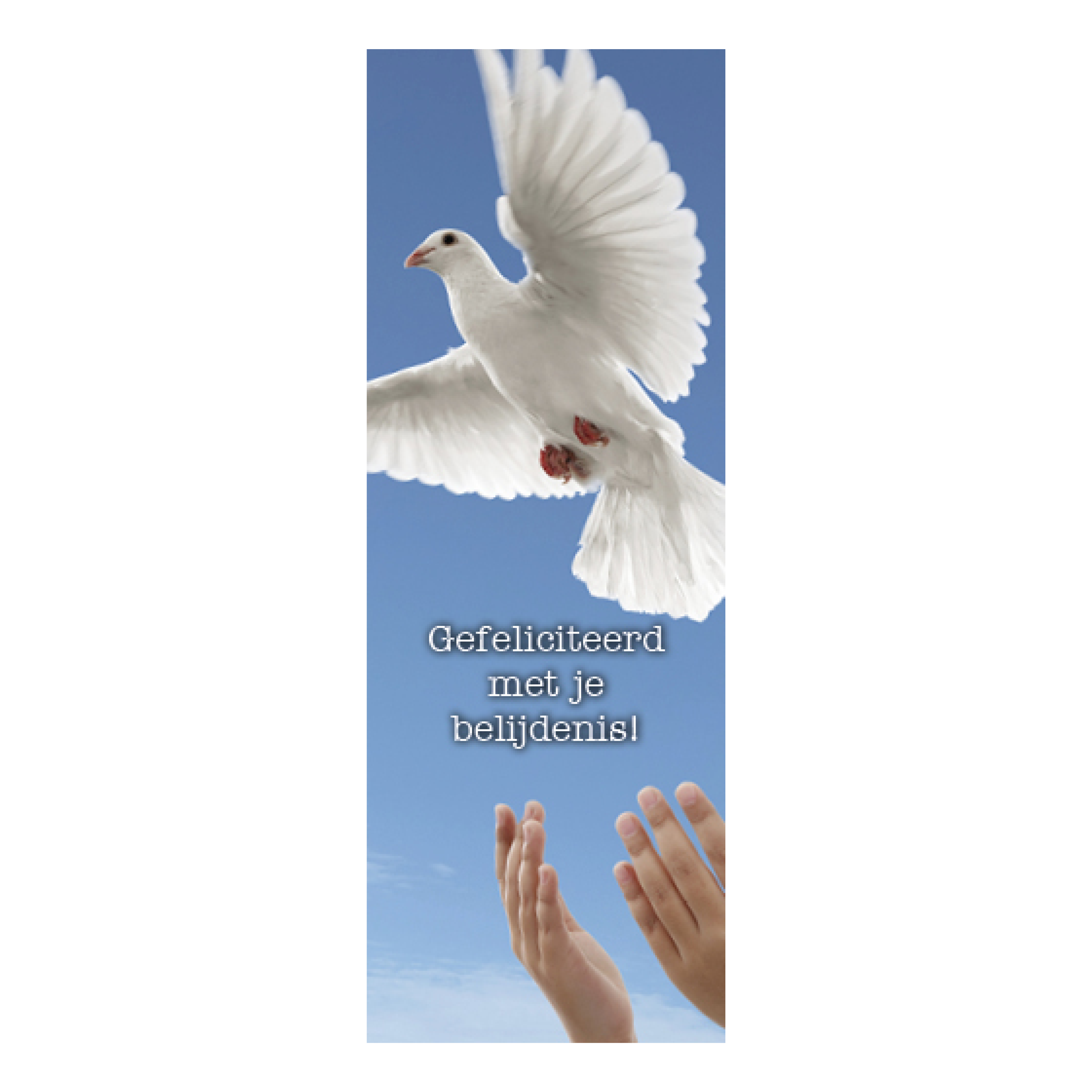 Boekenlegger gef belijdenis duif