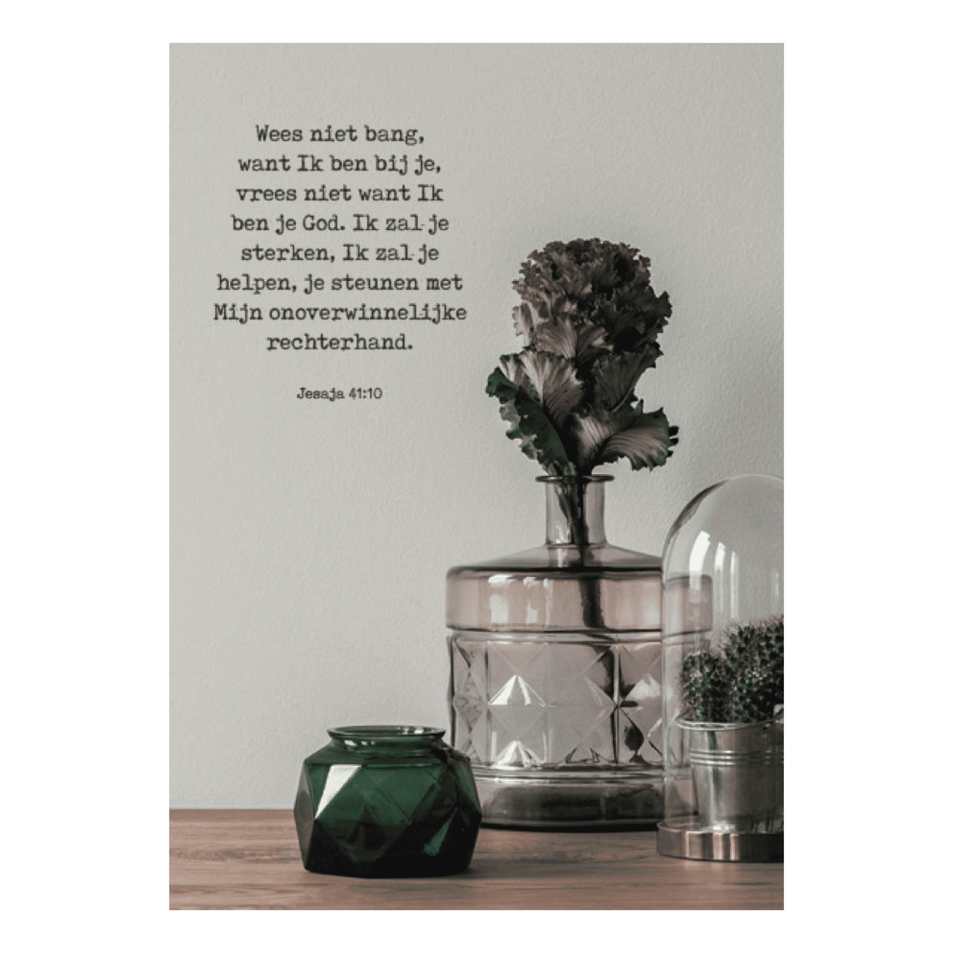 Poster A4 'Wees niet bang'