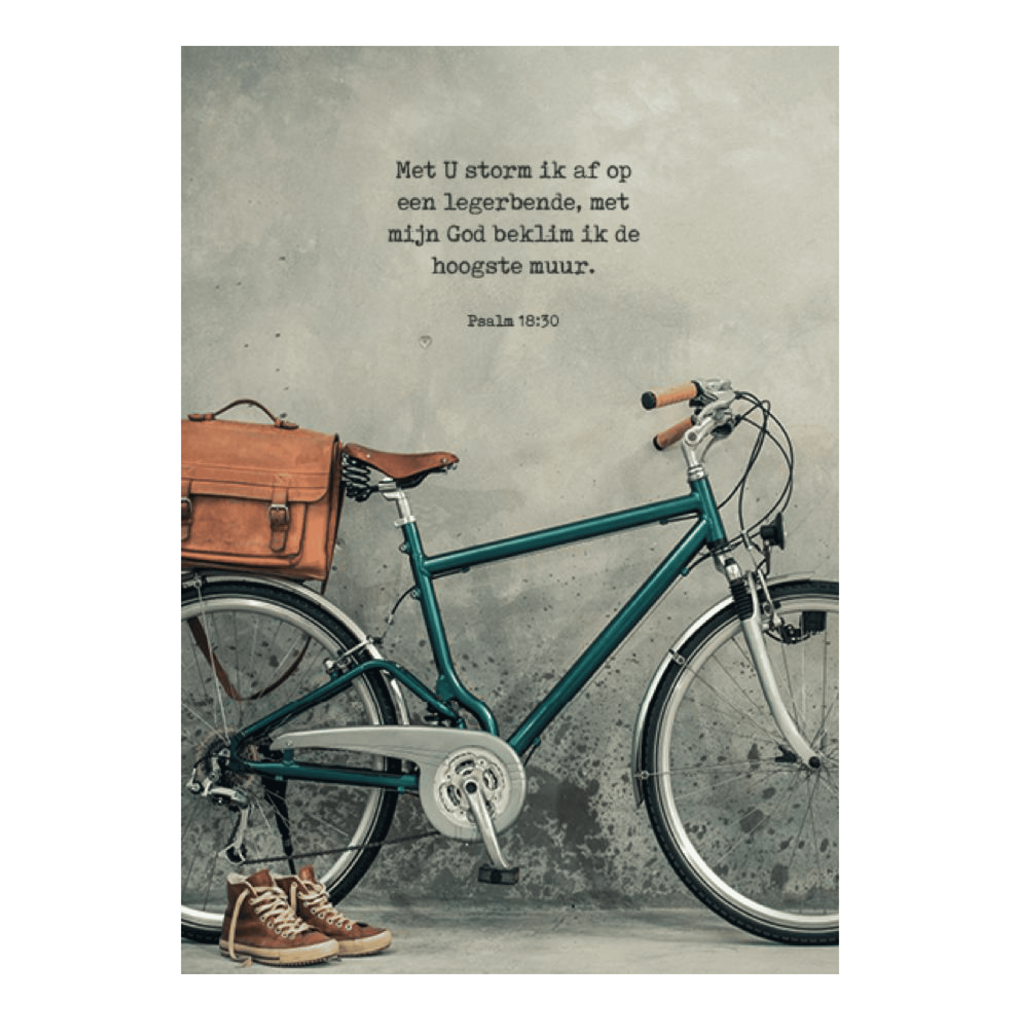 Poster A4 'Met U storm ik af'