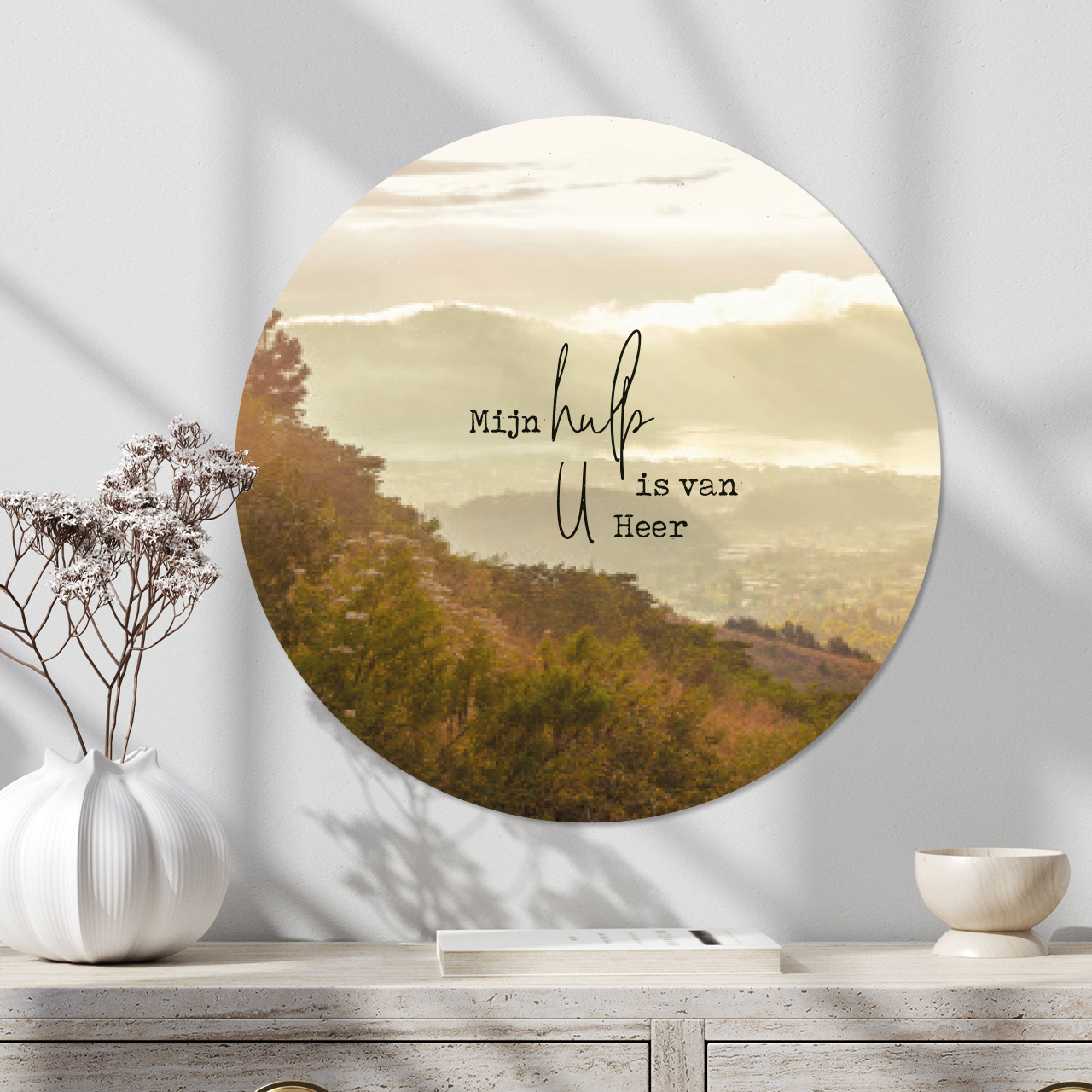 Muurcirkel 'Mijn hulp is van U'