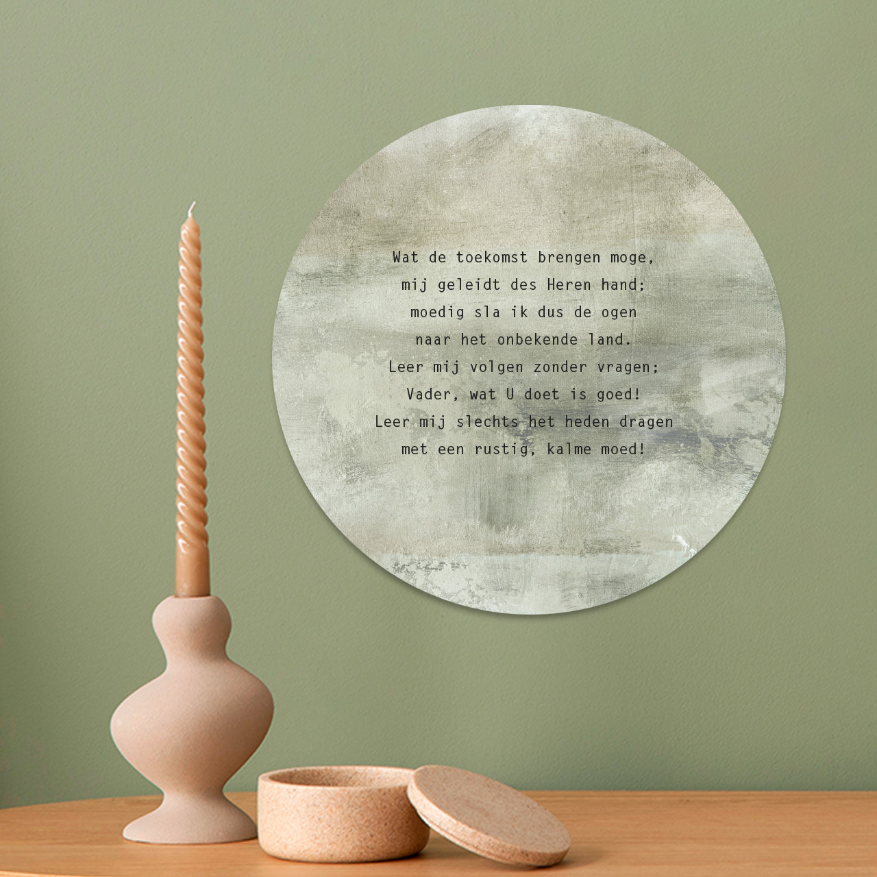 Muurcirkel 'Wat de toekomst brengen moge'