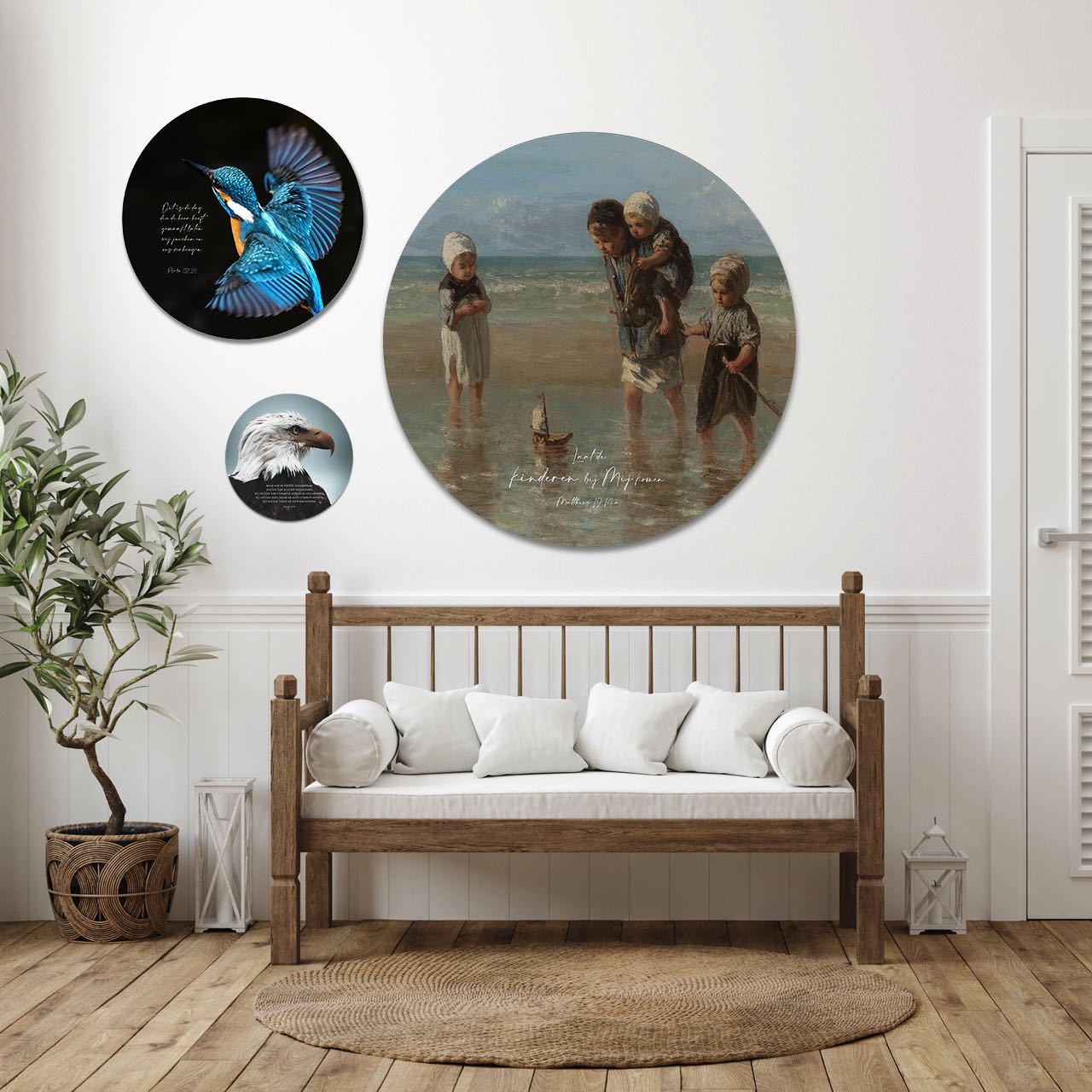 Muurcirkel 'Kinderen der zee' - Afbeelding 4