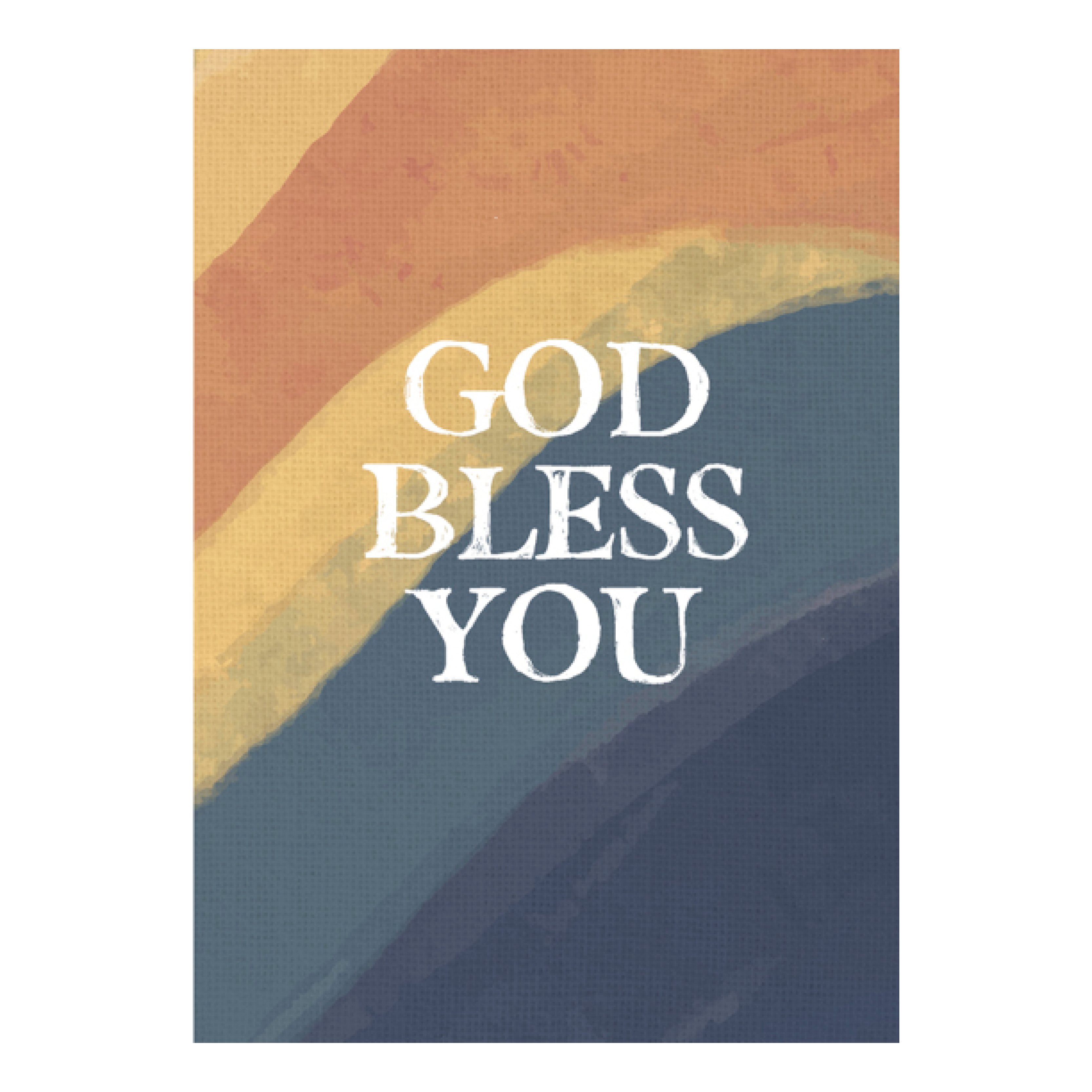 Poster 'God bless you'