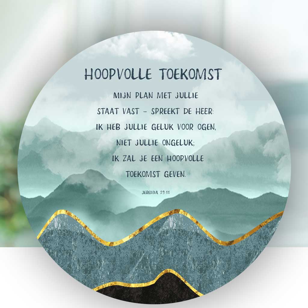 Muurcirkel 'Hoopvolle toekomst'