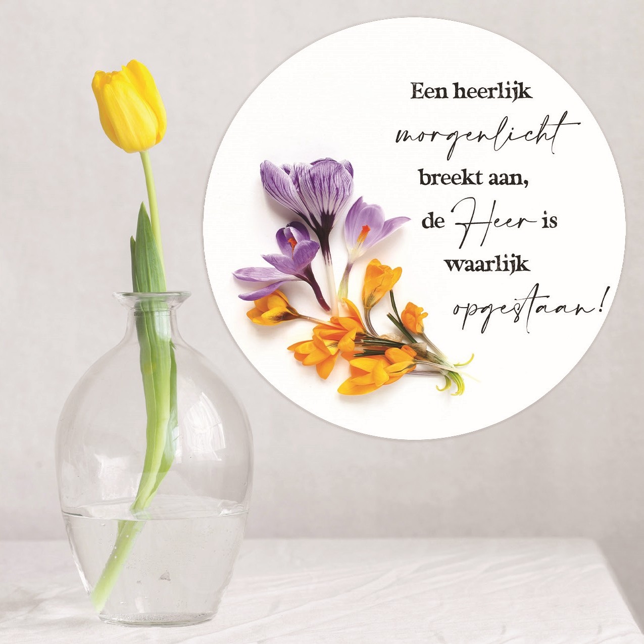 Paascirkel 'Een heerlijk morgenlicht'