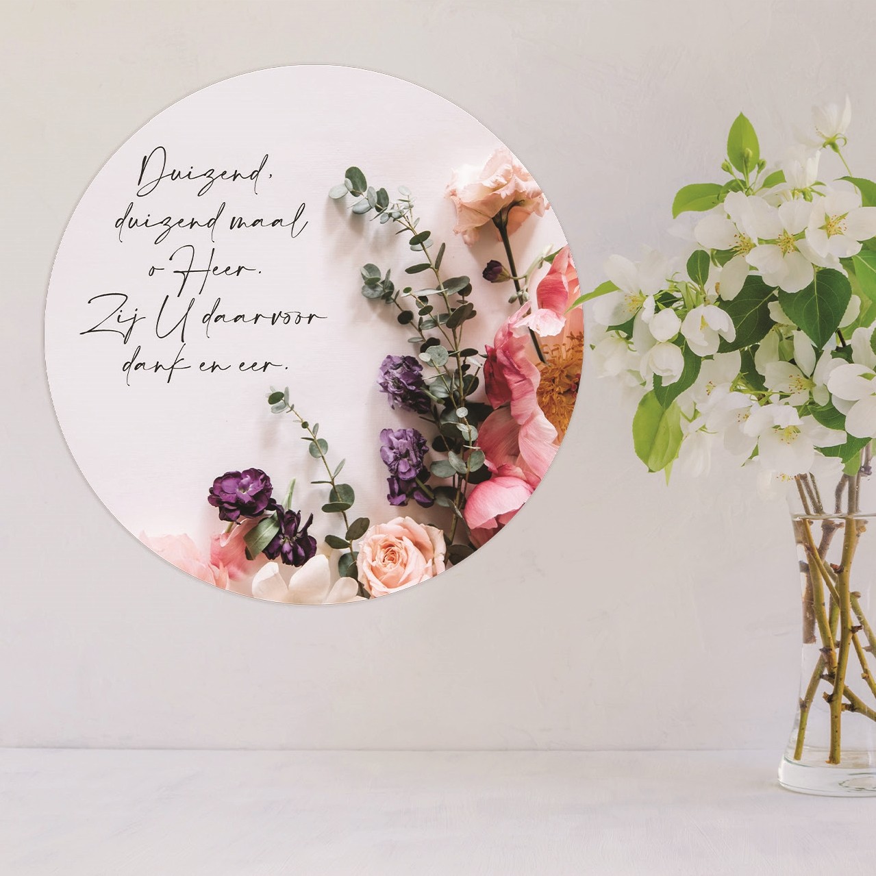 Paascirkel 'Duizendmaal - bloemen'