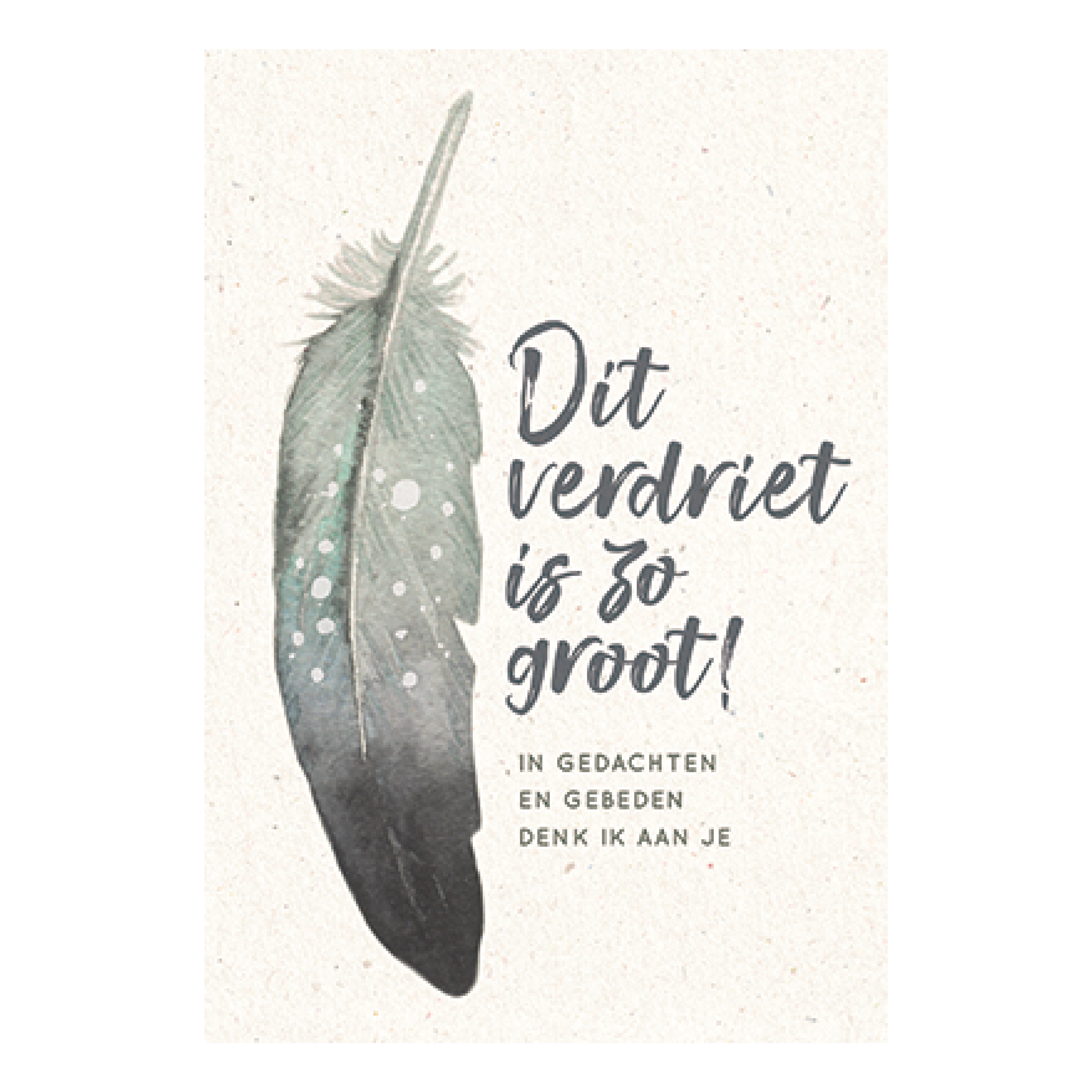 Dit verdriet is zo groot!