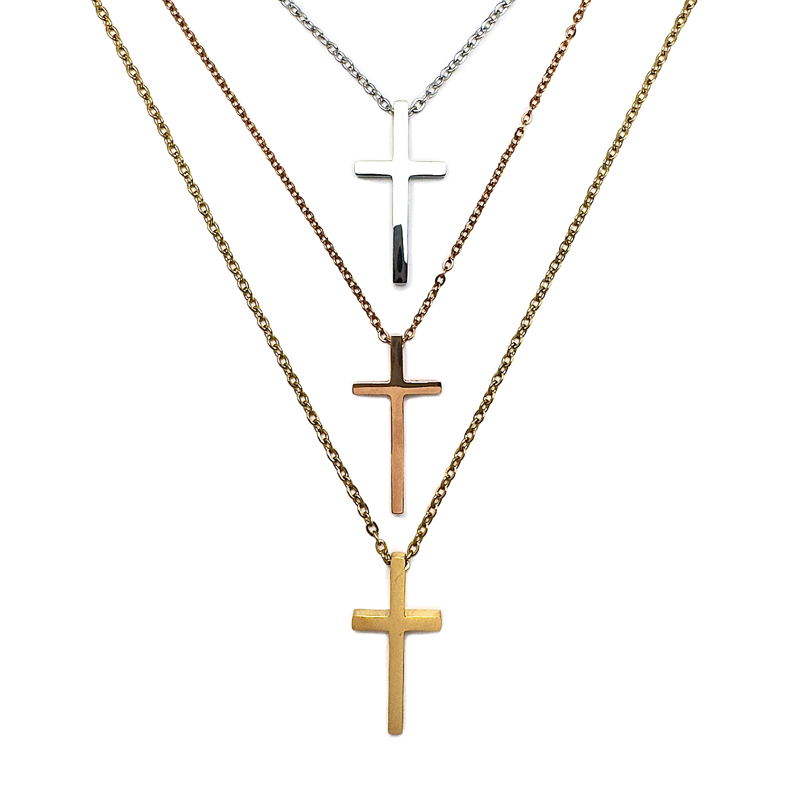 Ketting Kruisje 3 cm