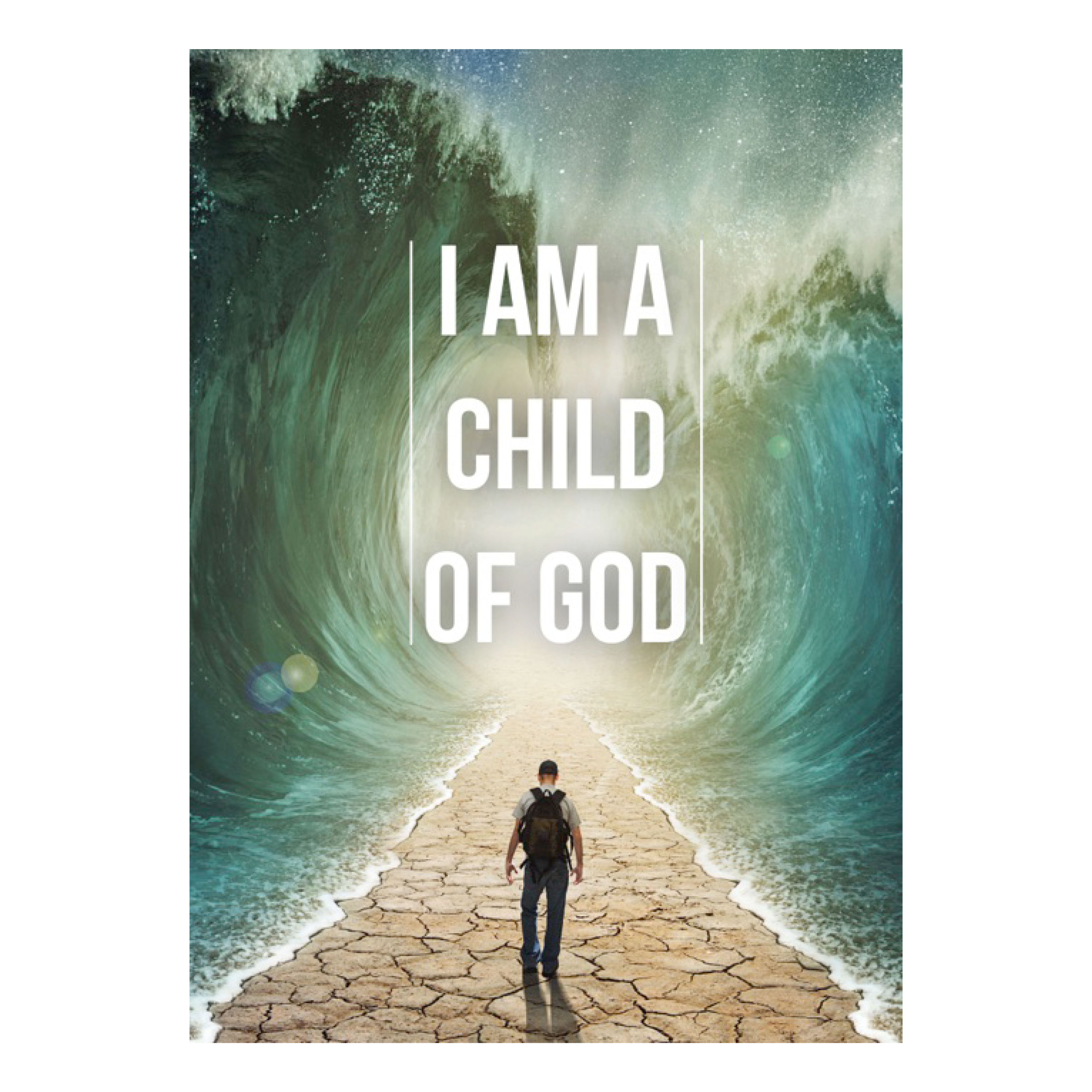 Poster ' I am a child of God - Water'