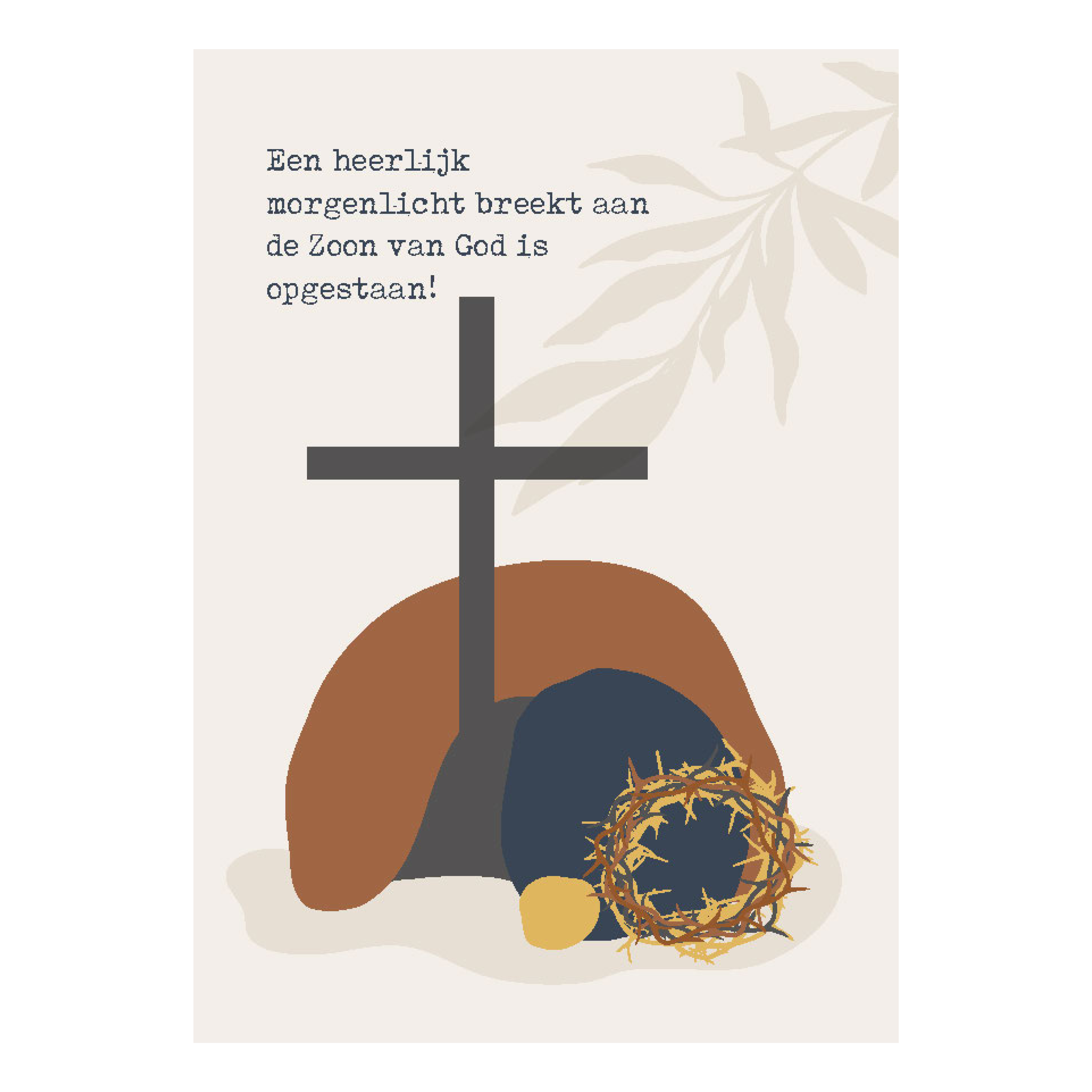 Wenskaart 'Een heerlijk morgenlicht'