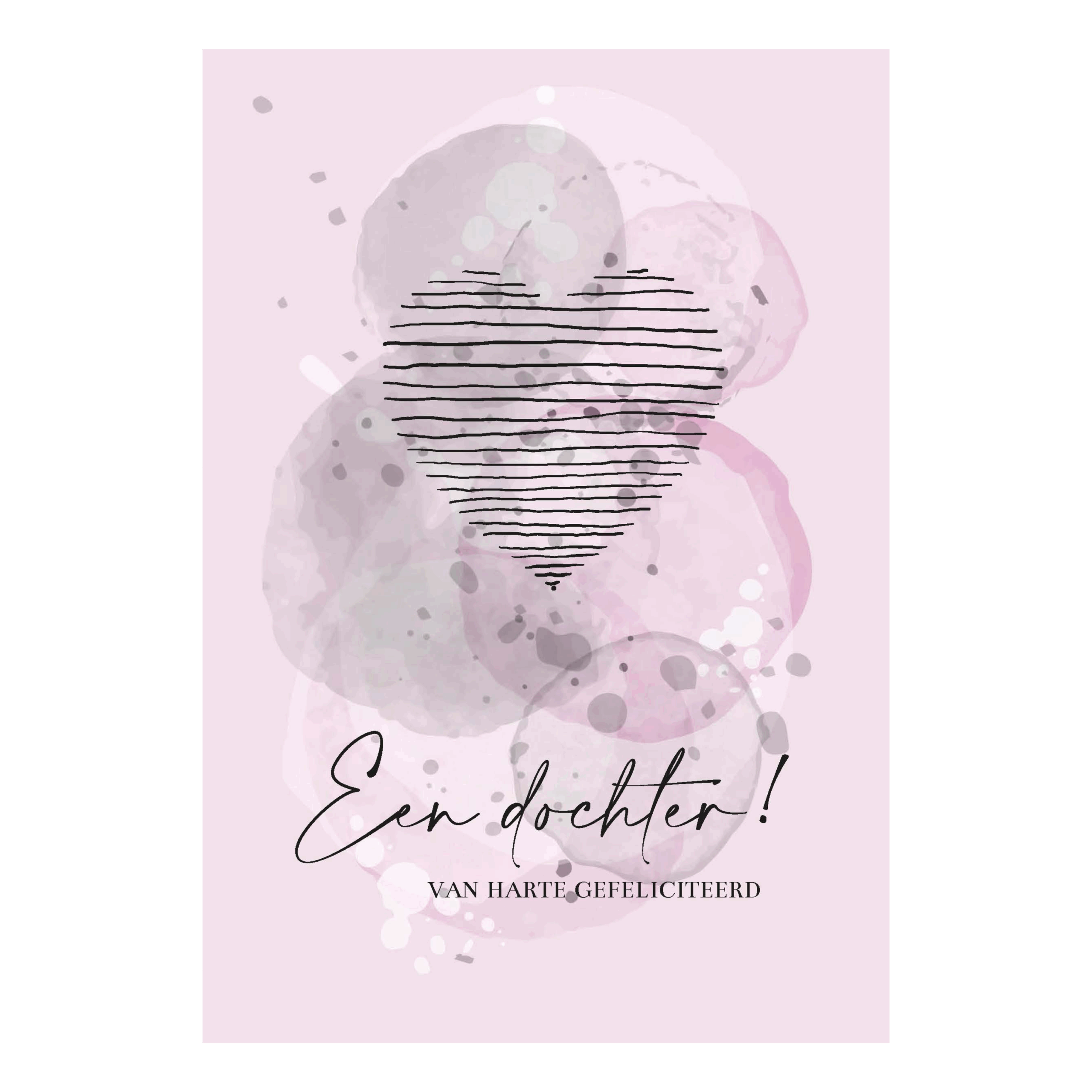 Wenskaart 'Een dochter'