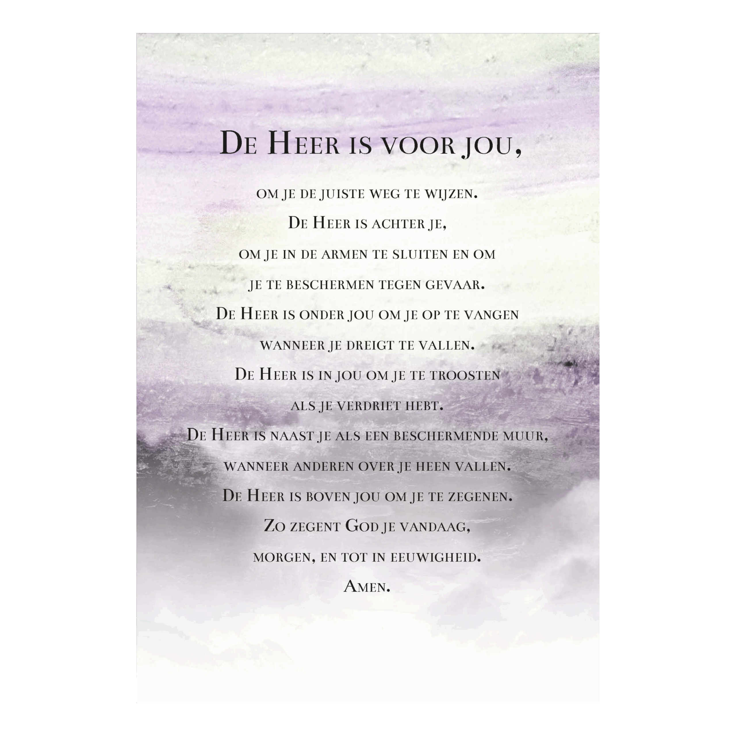 Wenskaart 'Zegenbede St. Patrick'