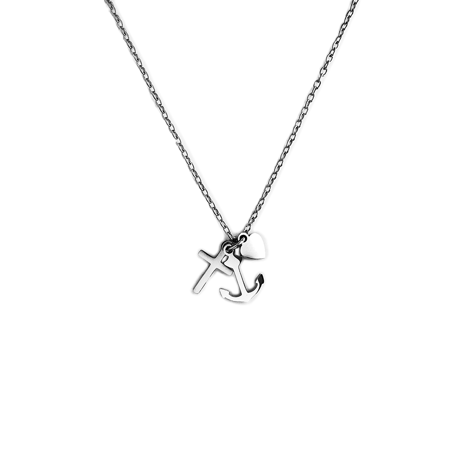 Ketting bedeltjes geloof, hoop, liefde - Afbeelding 3