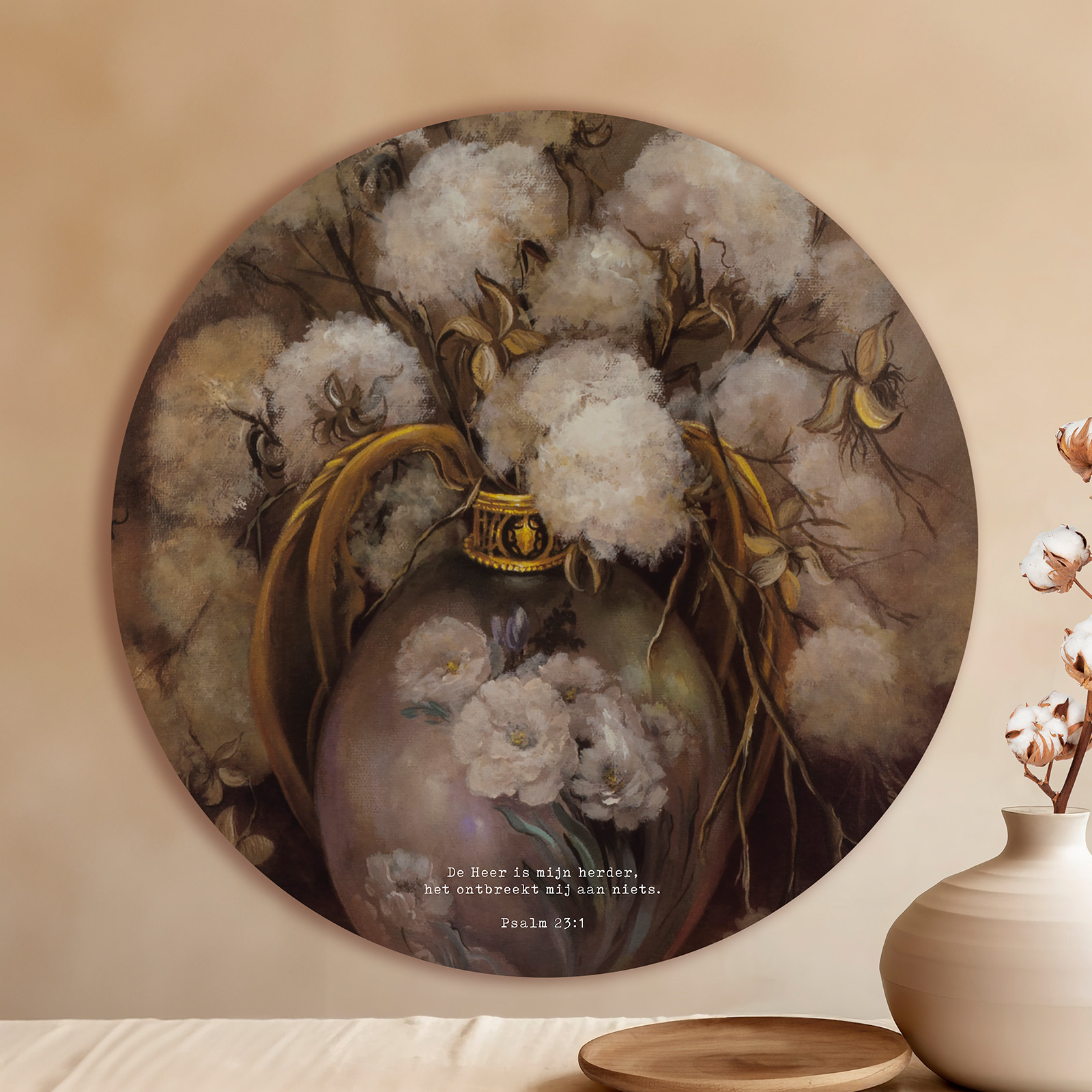 Muurcirkel 'Sierlijke vaas'