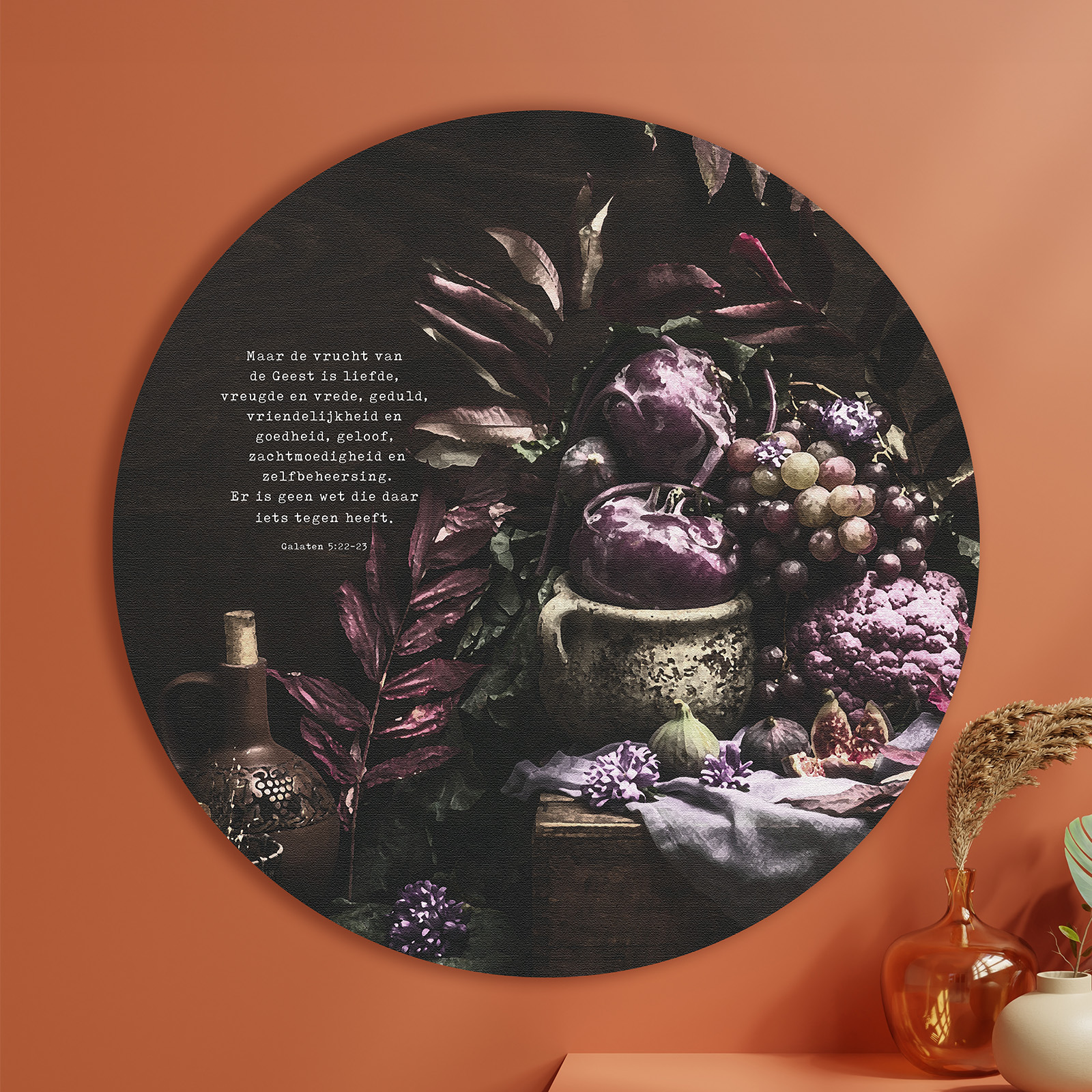 Muurcirkel ' Vrucht van de Geest'