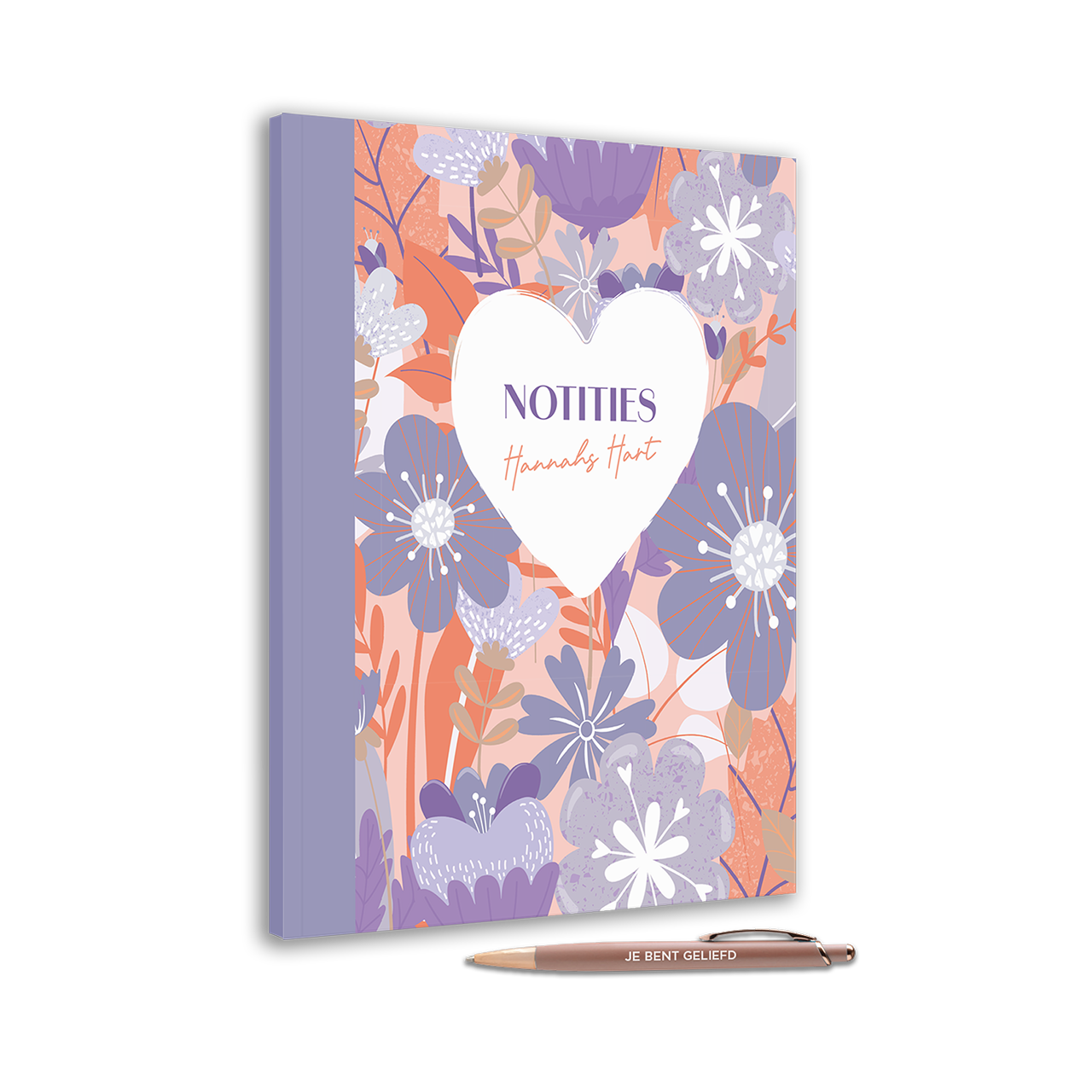 Hannahs hart schrift met pen