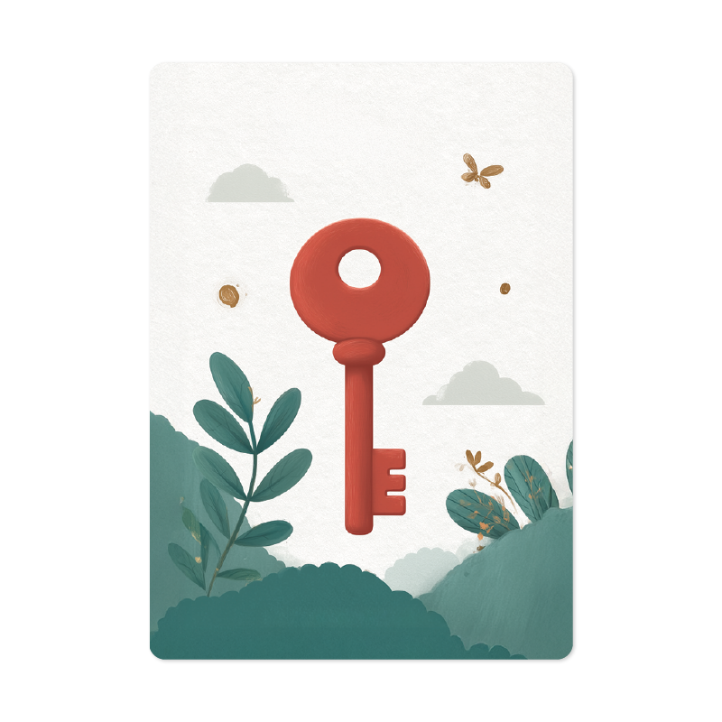 Kaart 'Sleutel'