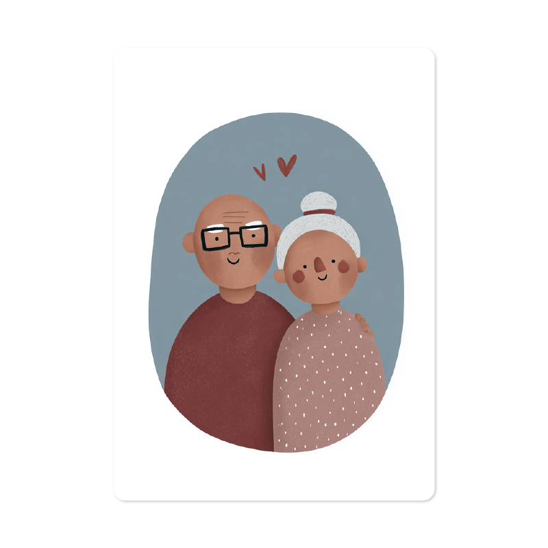 Kaart 'Opa en oma'