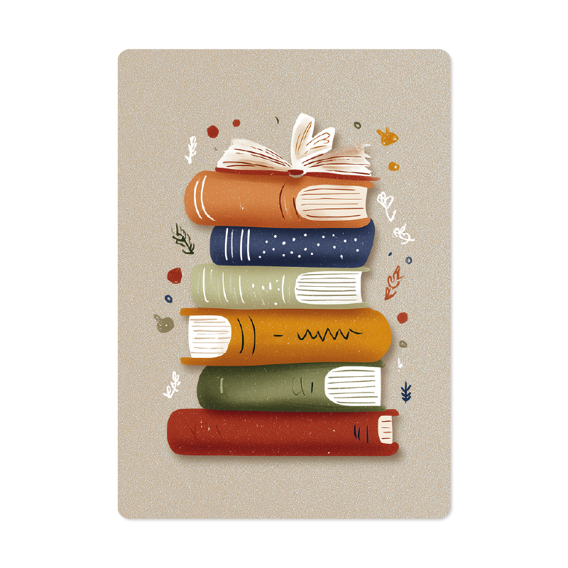 Kaart 'Boekenstapel'