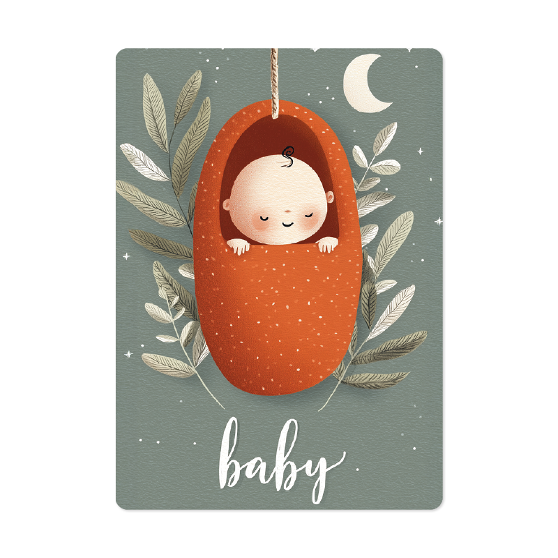 Kaart 'Slapende baby'