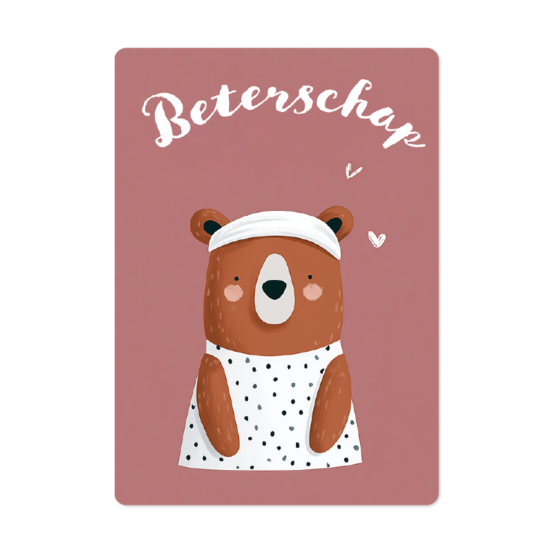 Kaart 'Ziek beertje'