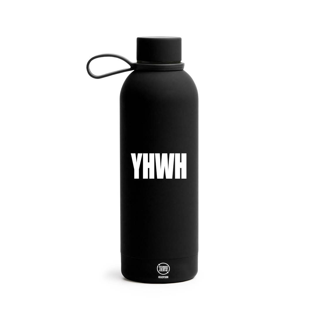 Drinkfles stainless steel YHWH