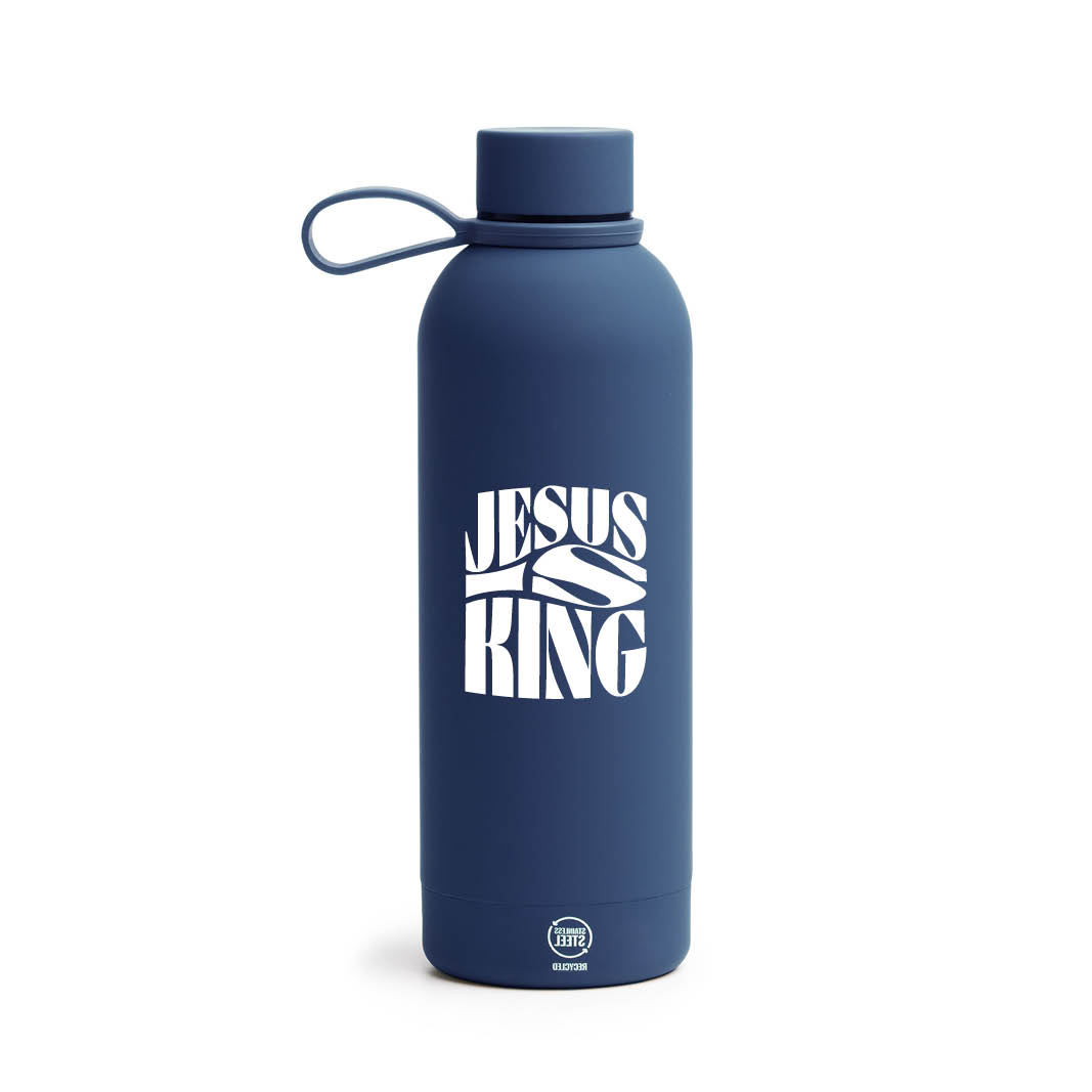 Drinkfles stainless steel Jesus is King